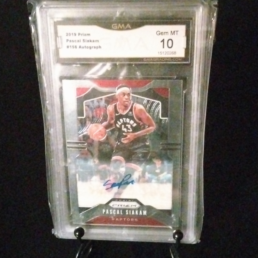 2019 Prizm Pascal Siakam Autograph Mint 10